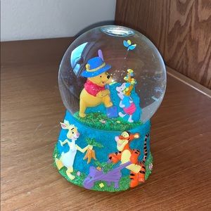 Disney music box snow globe glittery gardening